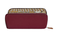 HERMES Silk'In Epsom Calfskin Wallet Women's Hermes Red/Sandy Beige/Cream White
