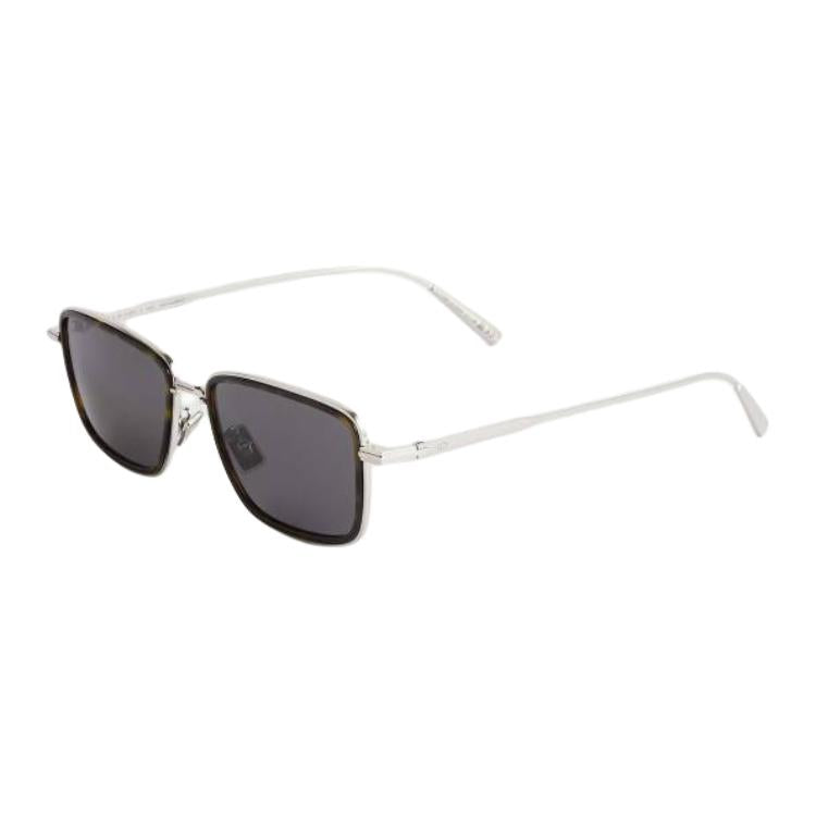 DIOR Metal Acetate Square Sunglasses Unisex Silver