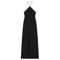 CELINE Column Dress In Satin lined Crepe