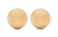 SAINT LAURENT Brass Clip On Earrings Women's Gold