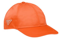 PRADA Re Nylon Baseball Caps Unisex Orange