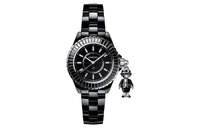 CHANEL J12 Collection Wrist Watch Quartz Movement Ceramic Strap 33mm Black Dial Women's