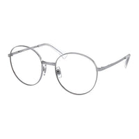 MIU MIU Round Eyeglass Frames Unisex Silver