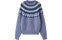 Loro Piana Crew Neck Sweater Women's Blue Purple