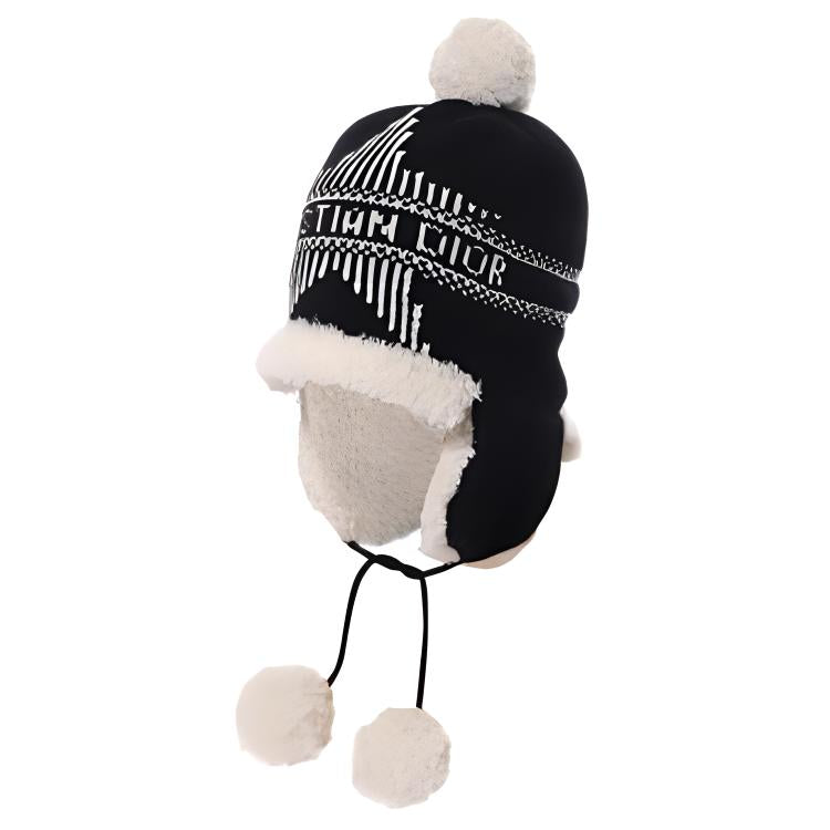 DIOR Wool Beanies Women's Black