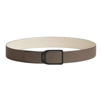 HERMES Calfskin Leather Belts Men's Umber Width 3.8CM