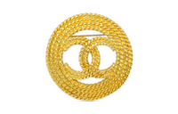 CHANEL 1993 Cc Chain Brooch