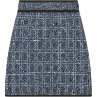 DIOR SS25 Casual Short Skirts Women's Blue White Mixed Color