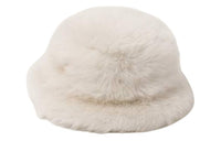 MIU MIU Shearling Bucket Hats Women's White
