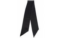 SAINT LAURENT Silk Scarves Women's Black