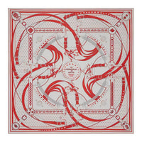HERMES Cashmere Shawls Women's Red