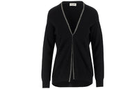SAINT LAURENT Embellished Trim Cardigan