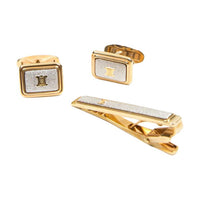 CELINE Metal Cufflinks Men's Gold