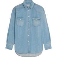 CELINE Chemise Western Oversized Denim Shirt