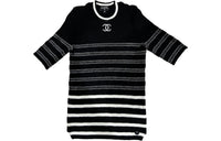 CHANEL Knitwear Women's Black White