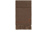 HERMES Knit Scarves Men's Brown