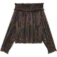 SAINT LAURENT Smock stitch Blouse