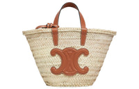 CELINE Triomphe Raffia Bag