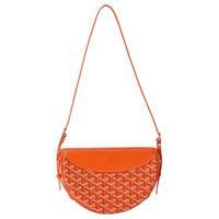GOYARD Canvas With Calfskin Swift Bag Shoulder Bags Unisex Orange