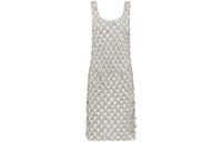 MIU MIU SS23 Sleeveless Dress Women's Silver