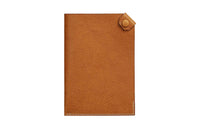 HERMES Tarmac Pigskin Passport Holder Unisex 1H Toffee Brown