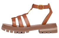 CELINE Strap Sandals Women's Tawny