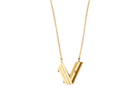 LOUIS VUITTON Lv & Me Necklace Letter V
