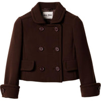 MIU MIU Jackets Coats Women's Cocoa Brown