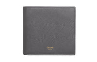 CELINE Grained Calfskin Wallet Men's Gray