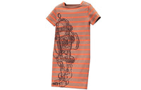 HERMES Short-Sleeved Dresses Women's Orange