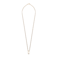 CHANEL 2014 Paris-Venice Plated Enamel Charms Pendant Costume Necklace