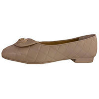 CHANEL Casual Single Shoes Women's Beige