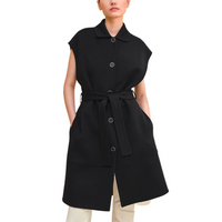 HERMES FW24 Coats Women's Black