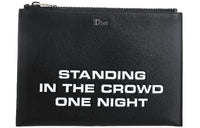 DIOR ABS Plastic Clutch Men's Black