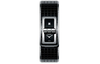 CHANEL Wrist Watch Quartz Movement Ceramic Stainless Steel Strap Black Dial Women's Watch