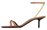 SAINT LAURENT Melody Ankle-strap Sandals
