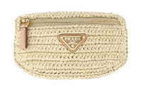 PRADA Viscose Wallet Women's Beige