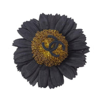 CHANEL 1990 2000s Cc Sunflower Brooch