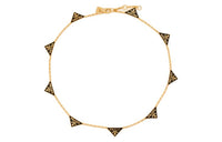PRADA Metal Necklaces Women's Gold/Black