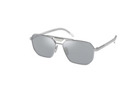 PRADA Metal Aviator Sunglasses Men's Silver