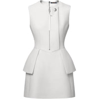 LOUIS VUITTON Tailored Peplum Dress