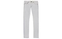 SAINT LAURENT Jeans Men's Gray White