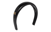 MIU MIU Logo plaque Leather Headband