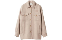 MIU MIU Jackets & Coats Women's Beige Yellow