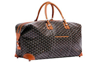 GOYARD Bowling Canvas With Leather Travel Backpack Sports Backpack Regular Unisex Brown