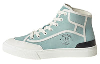 HERMES High Top Stylish Skateboarding Shoes Women's Aqua Green