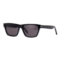 SAINT LAURENT Acetate Square Sunglasses Men's Black