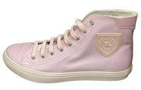 SAINT LAURENT High Top Stylish Skateboarding Shoes Women's Pink