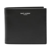 SAINT LAURENT Calfskin Wallet Men's Black