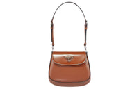 PRADA Cleo Leather Shoulder Bag Handbag Shoulder Bag Women's Brown
